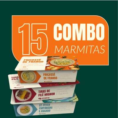 monte seu combo - 15 marmitas