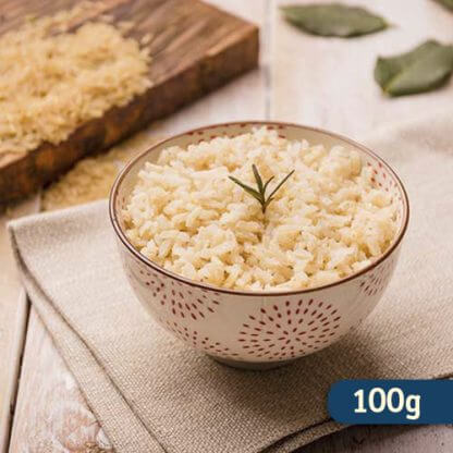 arroz integral 100g