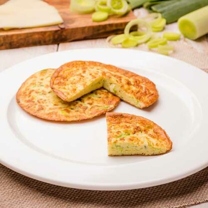 panqueca low carb – alho poró