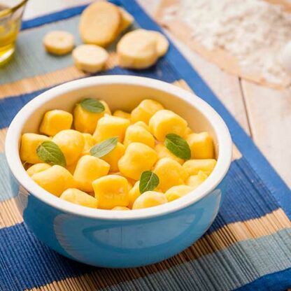 nhoque de mandioquinha