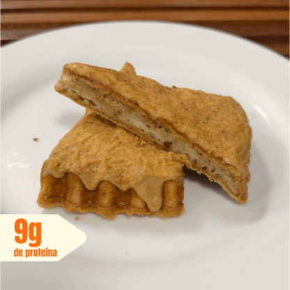 bolo proteico de paçoca