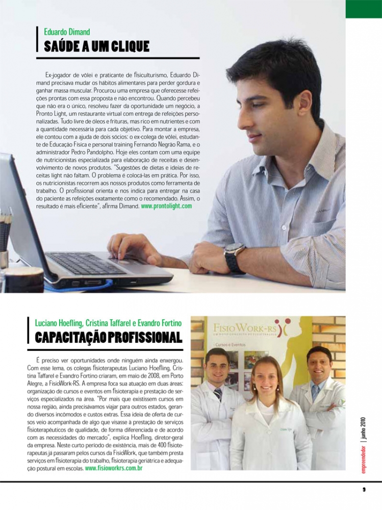 INOVADORA, PRONTO LIGHT É DESTAQUE EM REVISTA DE EMPREENDEDORISMO