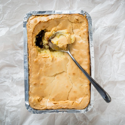 brownie de chocolate branco com nutella