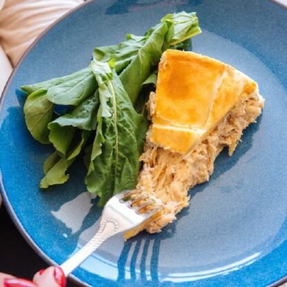 torta de frango – fatia