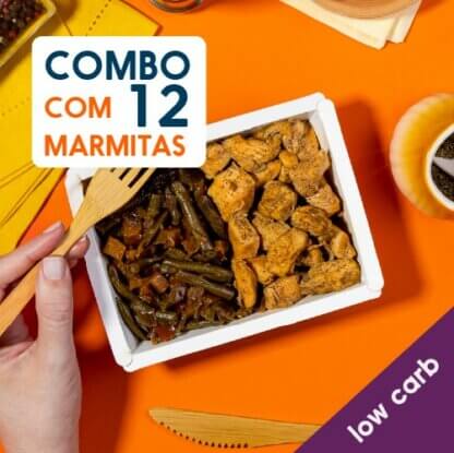 combo 12 marmitas Low Carb