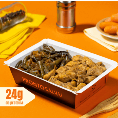 marmita – frango em cubos + legumes thai – low carb