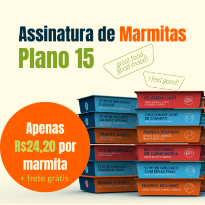 Assinatura – 15 marmitas