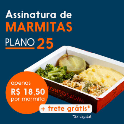 Assinatura – 25 marmitas