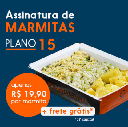 Assinatura – 15 marmitas