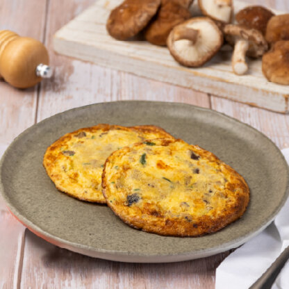 crepioca proteica de shitake