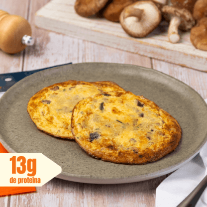 crepioca proteica de shitake