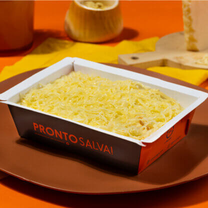 marmita – escondidinho de frango + purê de batata e parmesão