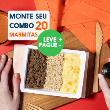 monte seu combo – 20 marmitas