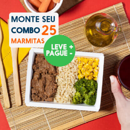 monte seu combo – 25 marmitas