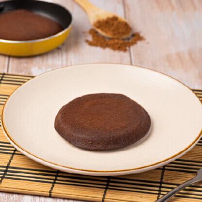 panqueca proteica doce – cacau