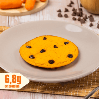 panqueca proteíca doce – cenoura com gosta de chocolate