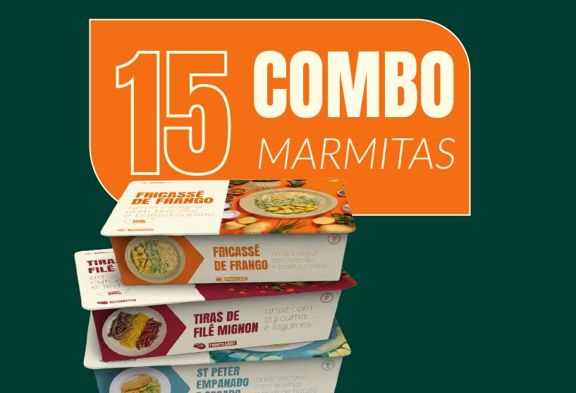 monte seu combo – 15 marmitas