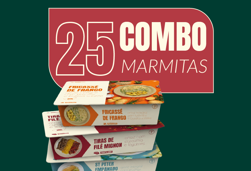 monte seu combo – 25 marmitas