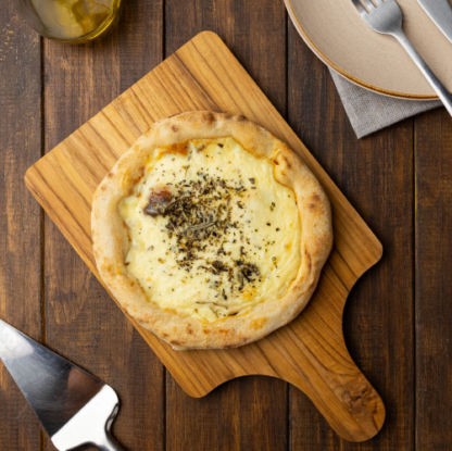 pizza mussarela – longa fermentação