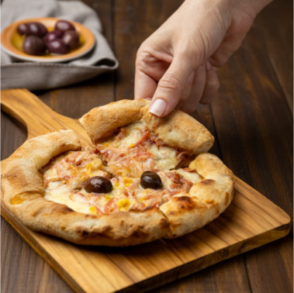 pizza portuguesa – longa fermentação