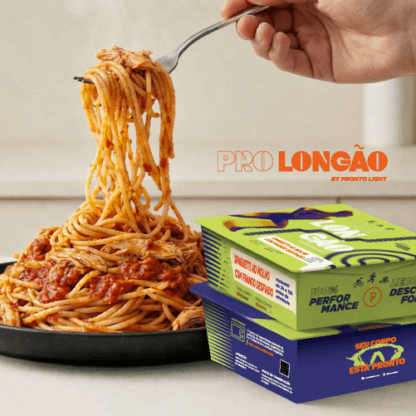 Spaguetti com Frango PRO LONGÃO: Zero Desconforto e Energia Limpa