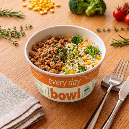every day Bowl – Carne Moída Caseira com Arroz e Legumes