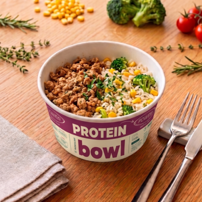 protein Bowl – Carne Moída Caseira com Arroz e Legumes